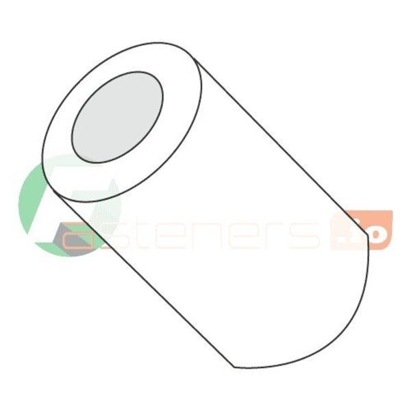Round Spacer, #10 Screw Size, Natural Nylon, 11/16 in Overall Lg, Newport Fasteners, Mfr#: 311110RSN